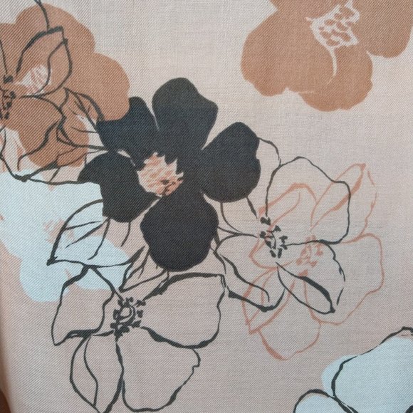 J Jill Pure Jill viscose square scarf, NWOT - Picture 3 of 6